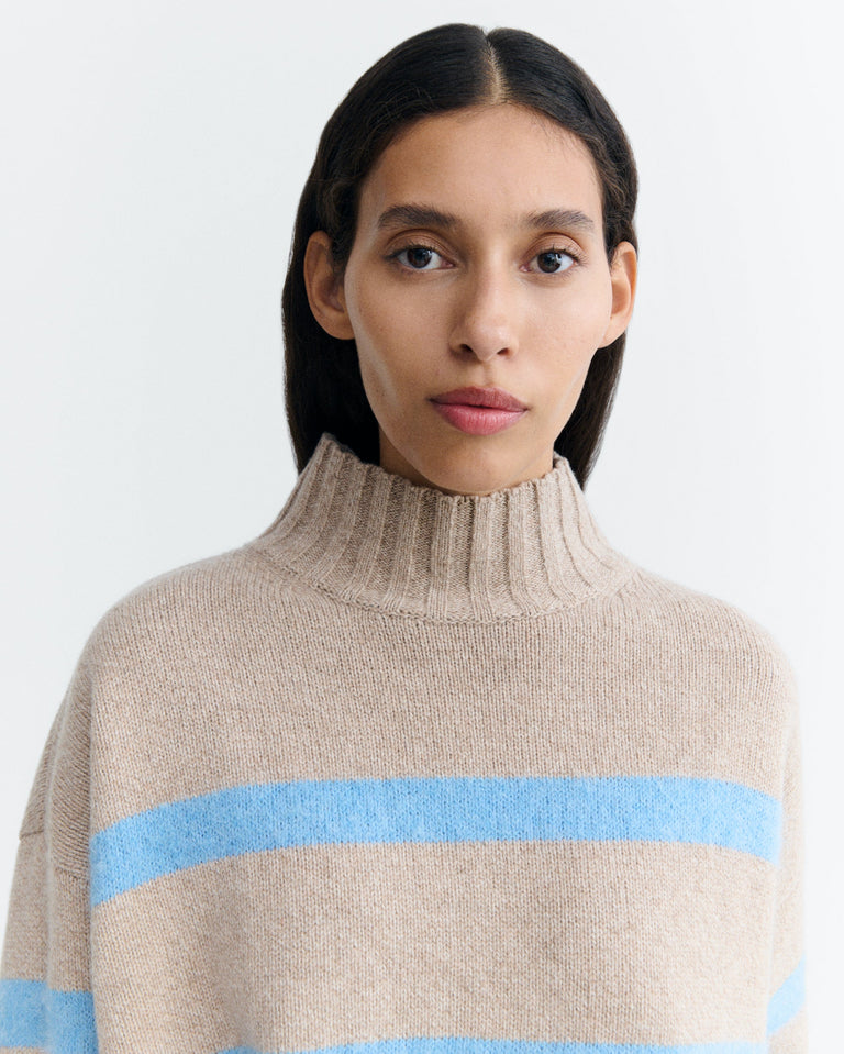Jersey oversize rayas lana Audre sostenible - 3