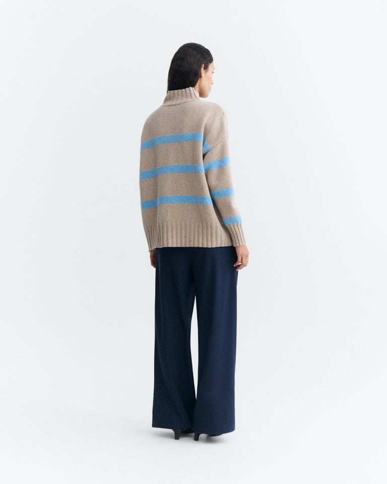 Jersey oversize rayas lana Audre sostenible - 4