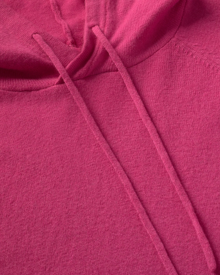 Hoodie lana merino Noura sostenible silueta - 2
