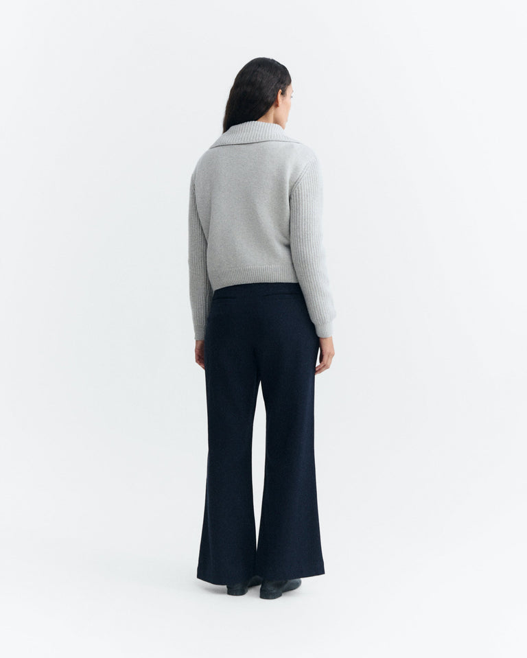Jersey lana gris Tanit sostenible - 4