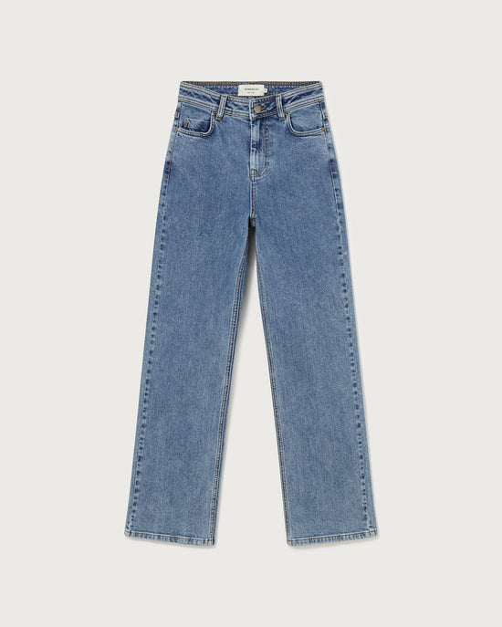 Pantalón light clean denim Theresa sostenible  - silueta 2