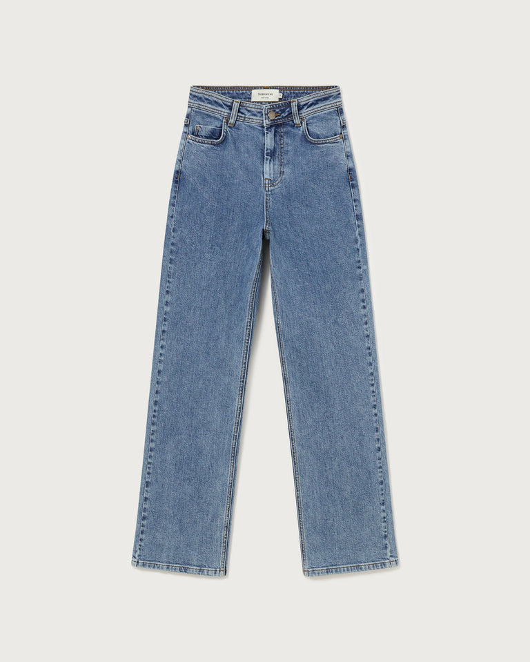 Pantalón light clean denim Theresa sostenible  - silueta 2