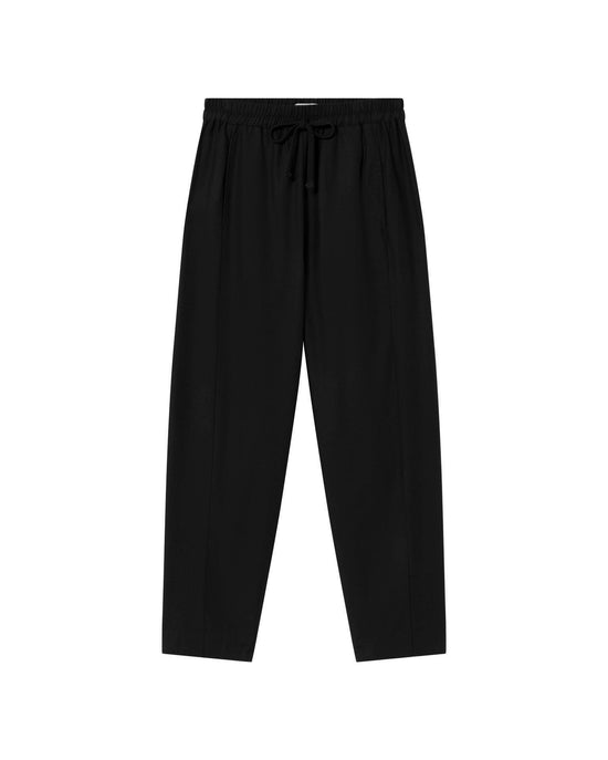 Pantalón negro Esther sostenible - silueta 1