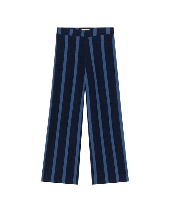 Pantalón navy rayas Betty sostenible - silueta 1