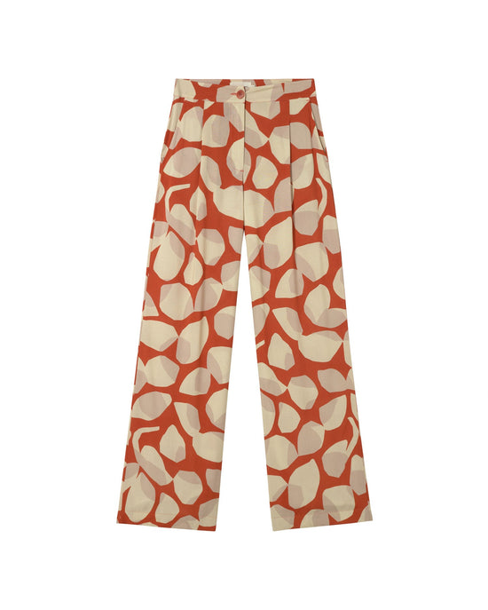 Pantalón multicolor leaf light Manolita sostenible - silueta 3