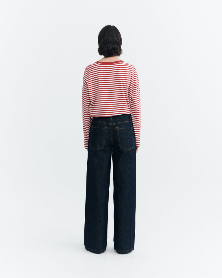 Jeans wide leg azul Hedda sostenible - 5