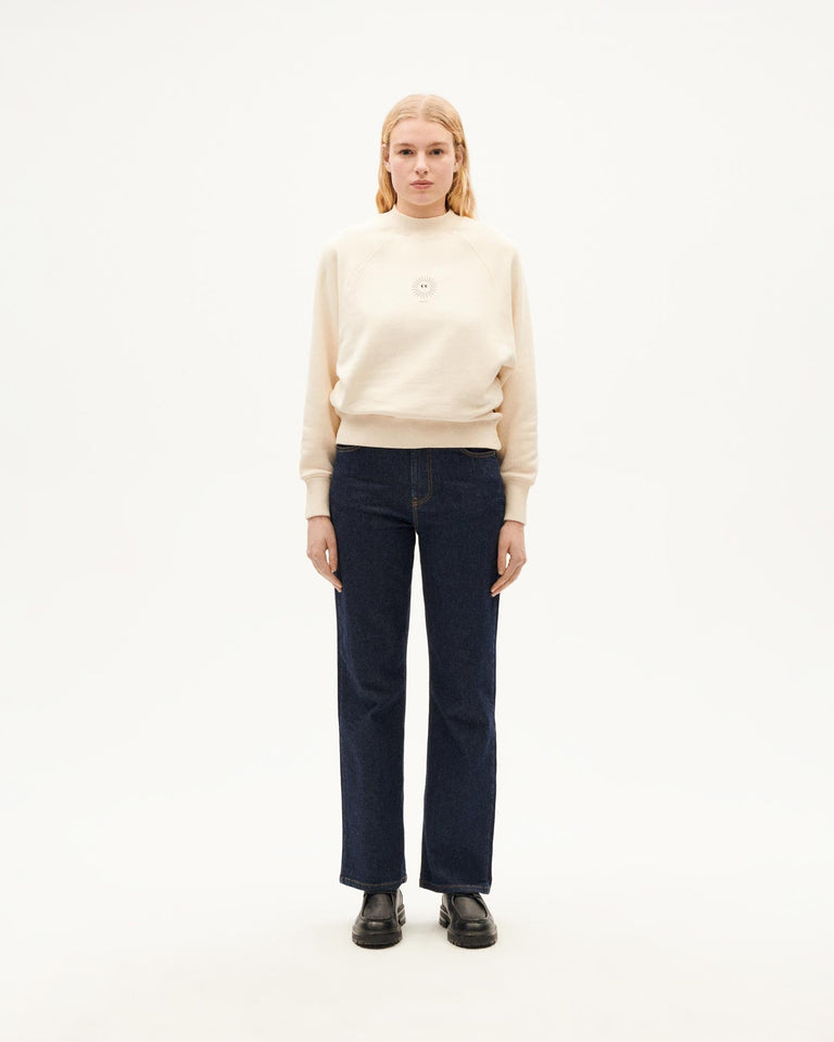 Sudadera blanca soleil Fantine sostenible-2