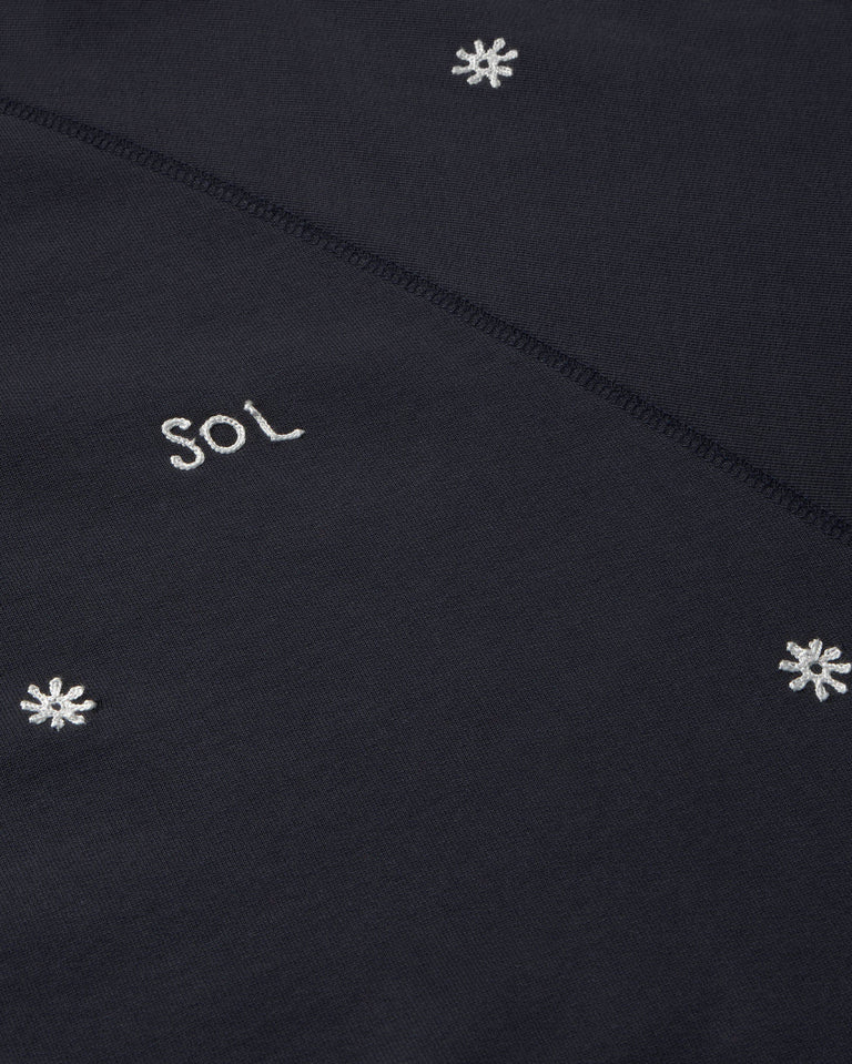 Sudadera navy solsol Bonnie sostenible-silueta-2