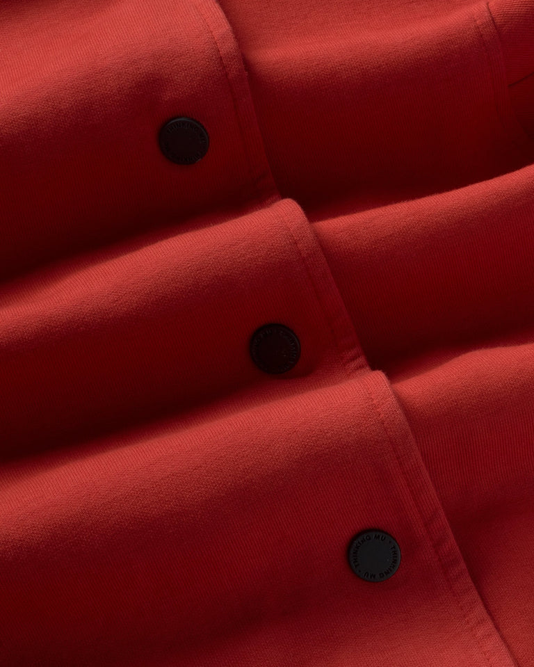 Chaqueta roja Maisie sostenible silueta - 2
