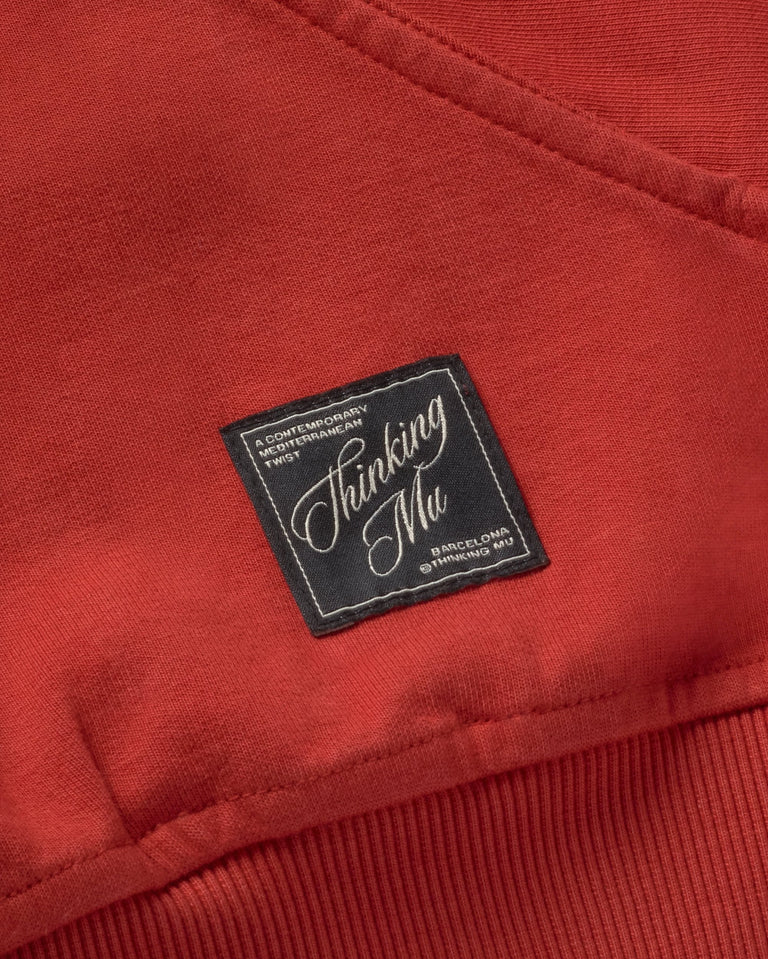 Chaqueta roja Maisie sostenible silueta - 3