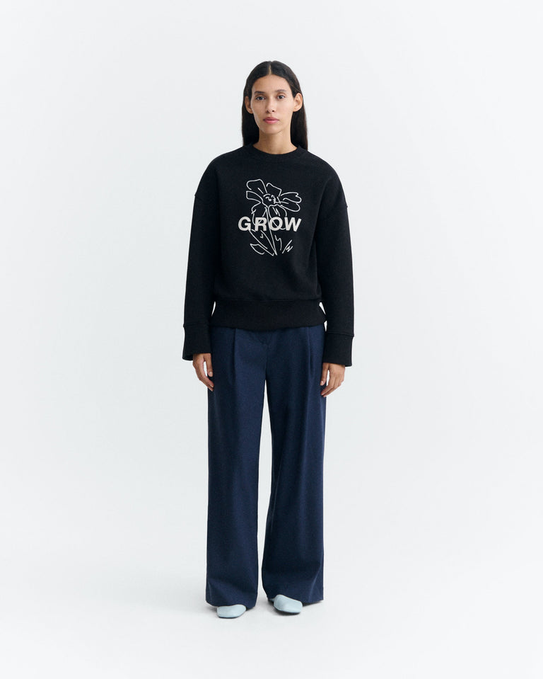 Sudadera bordada grow Jimena sostenible - 1