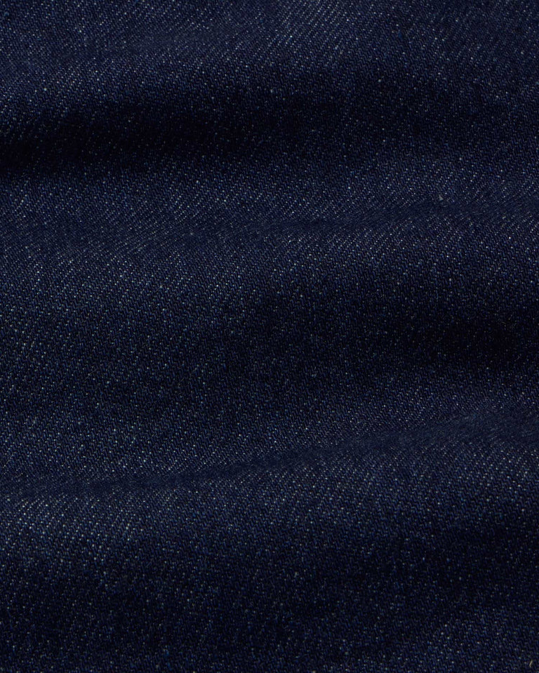 Short dark clean denim Luisa sostenible - silueta 3