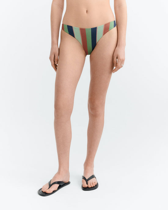 Braguita bikini rayas multicolor Sicilia sostenible - 2