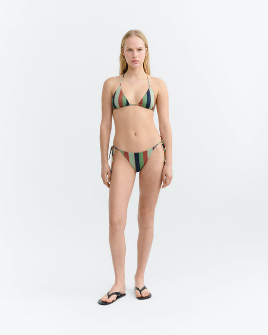 Braguita bikini ajustable rayas multicolor Palermo sostenible - 1