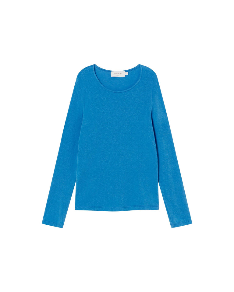 Top azul cachemire Brisa sostenible - silueta 6