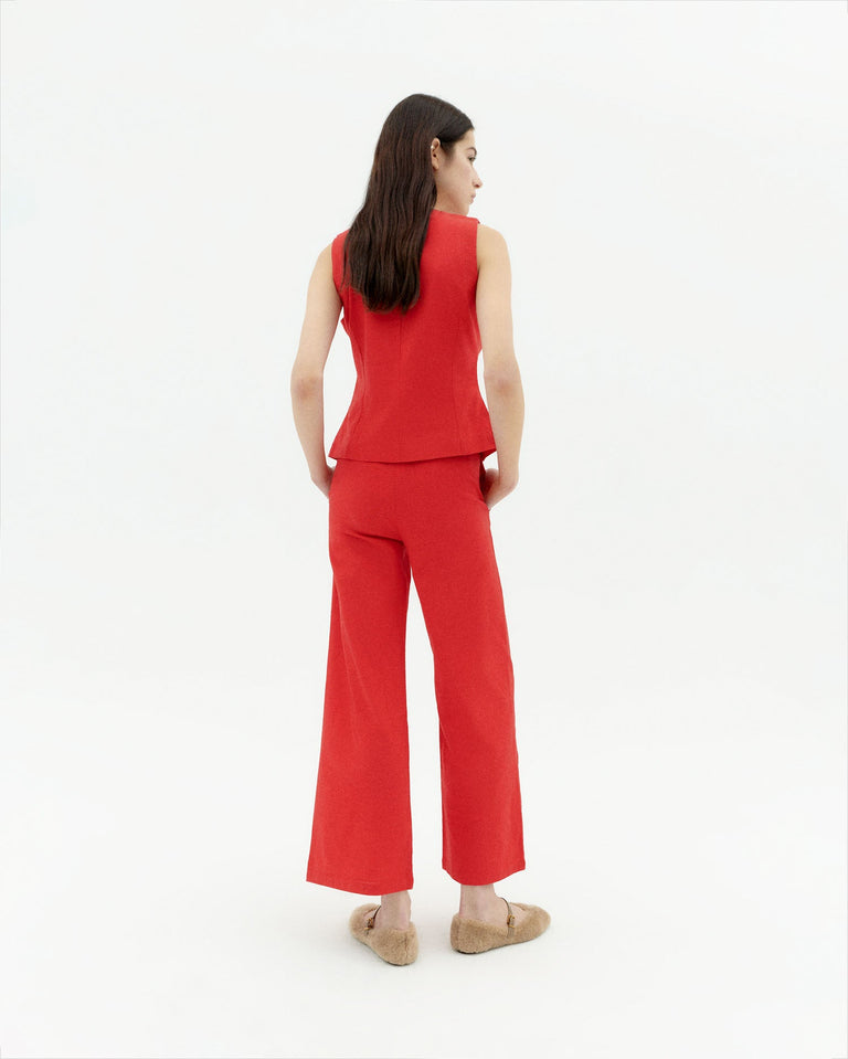 Top rojo Elise sostenible-4
