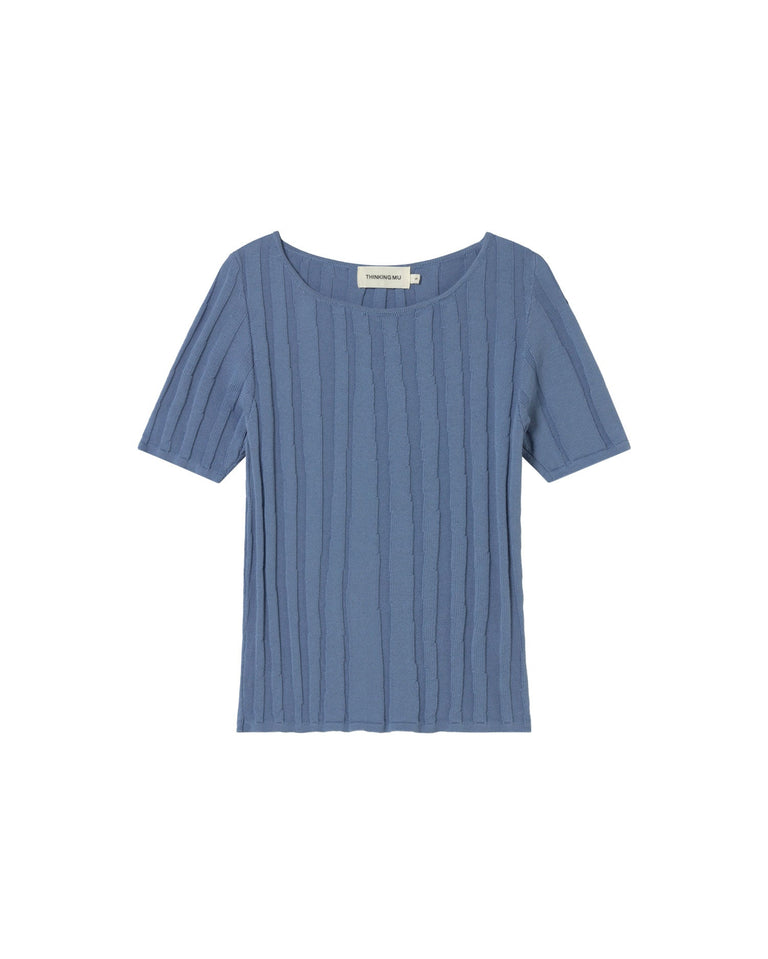 Top azul Suki sostenible-silueta-1