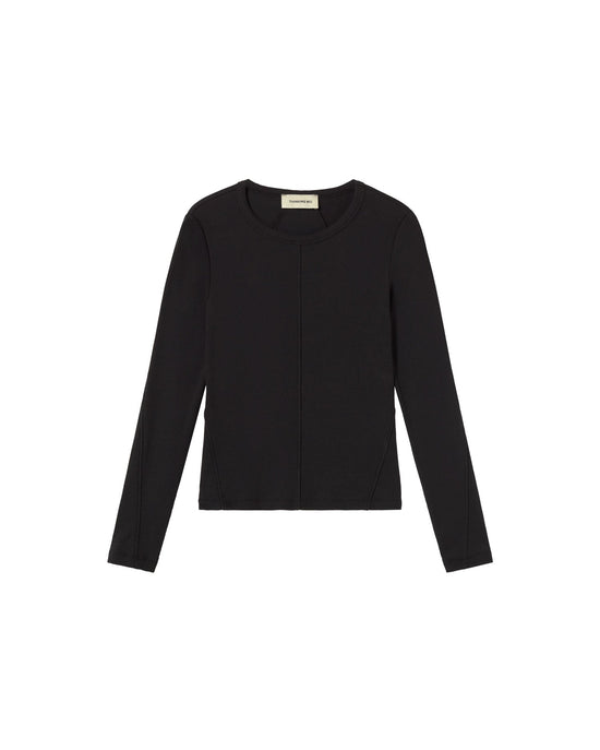 Top negro Susan sostenible - silueta 1