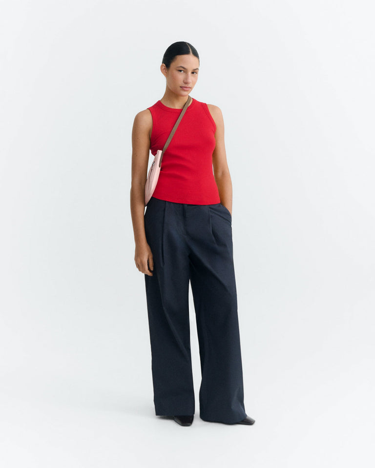 Tank top rojo Juliette sostenible - 1