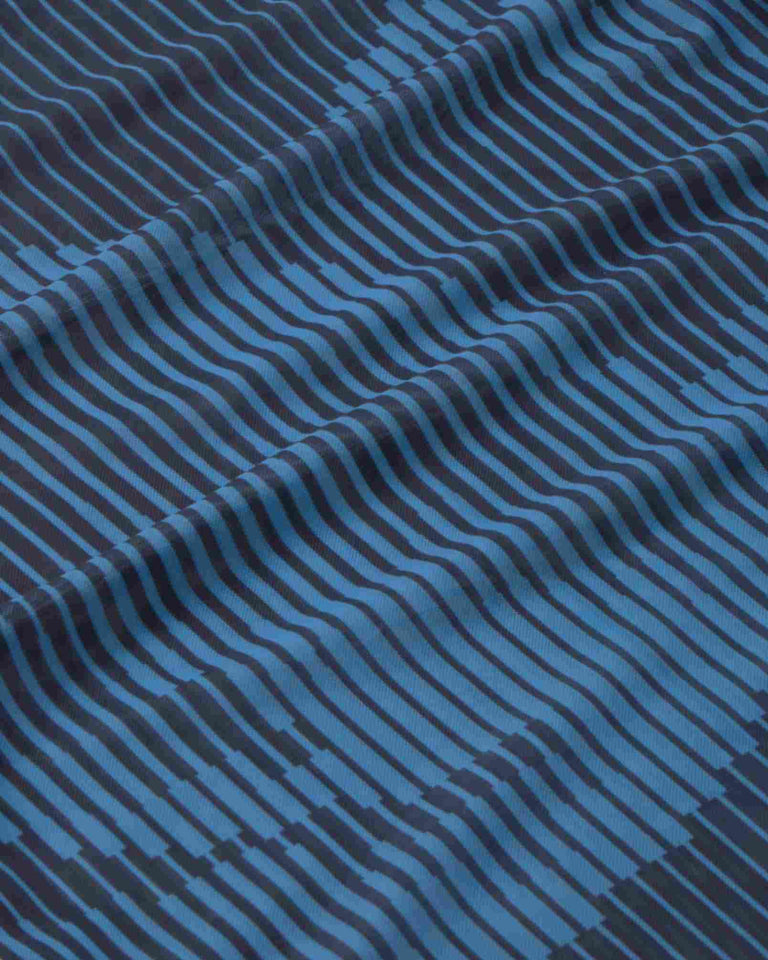 Top navy transparente lotus Tere sostenible silueta - 2