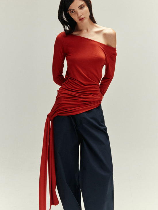 Top rojo Giulia