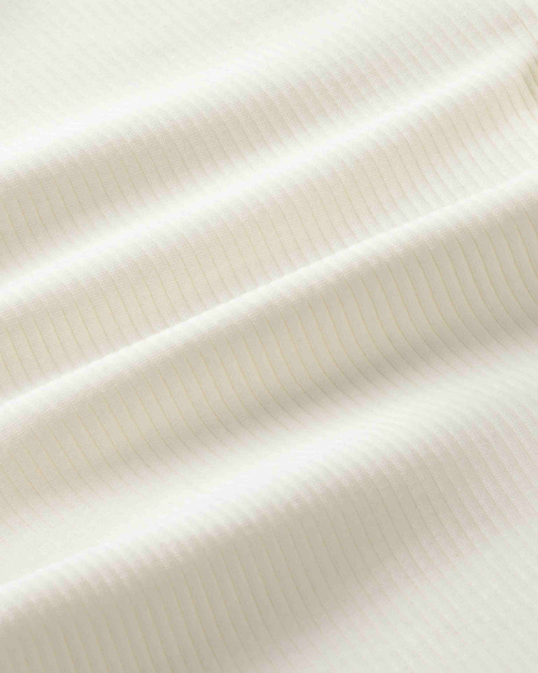 Top cuello alto rib blanco Aine sostenible silueta - 2