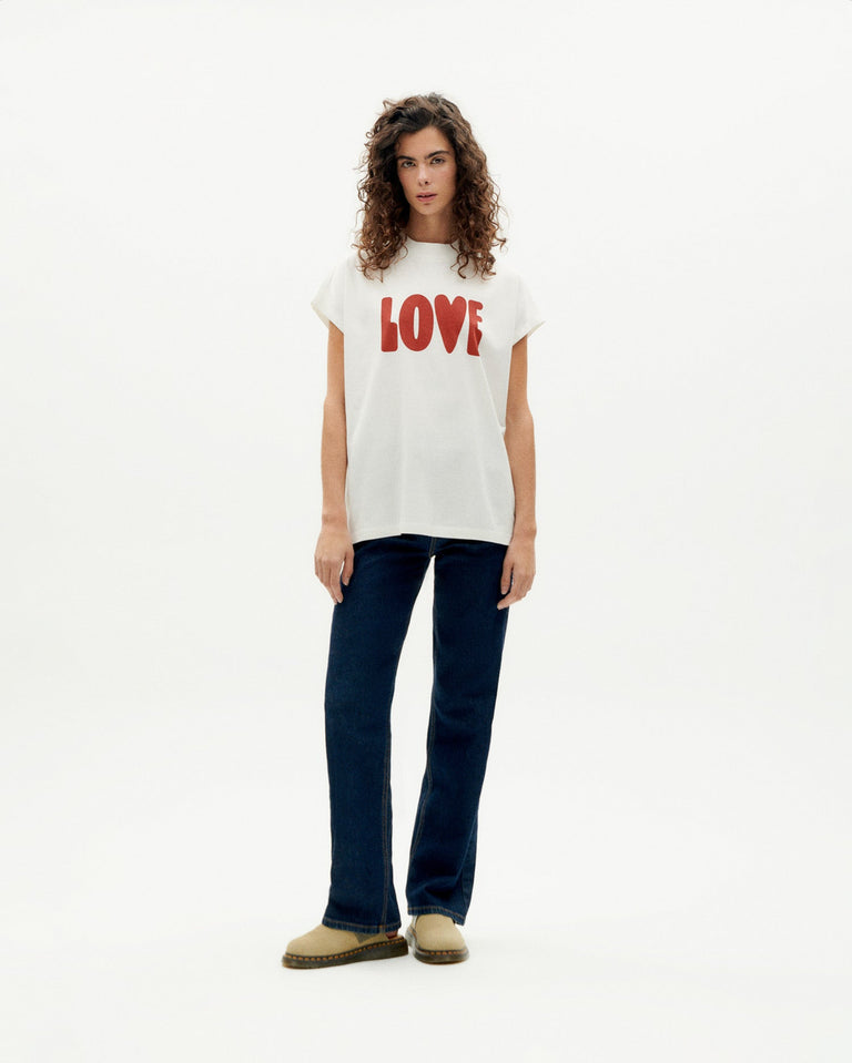 Camiseta blanca love Volta sostenible -2