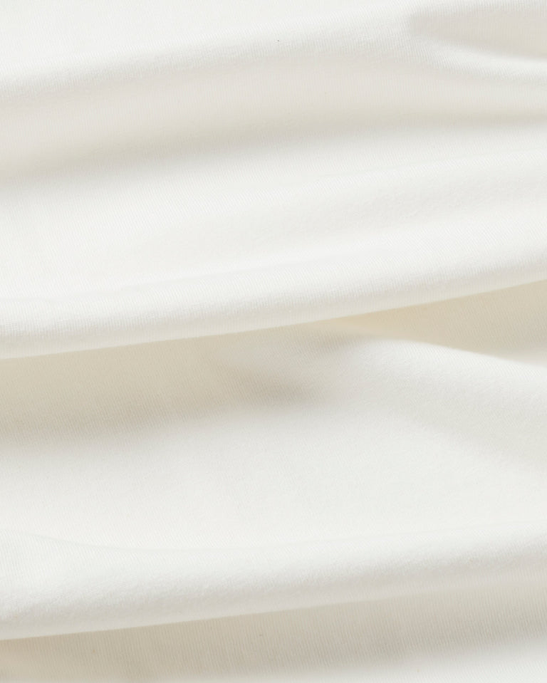 Camiseta blanca Ida sostenible  - silueta 2