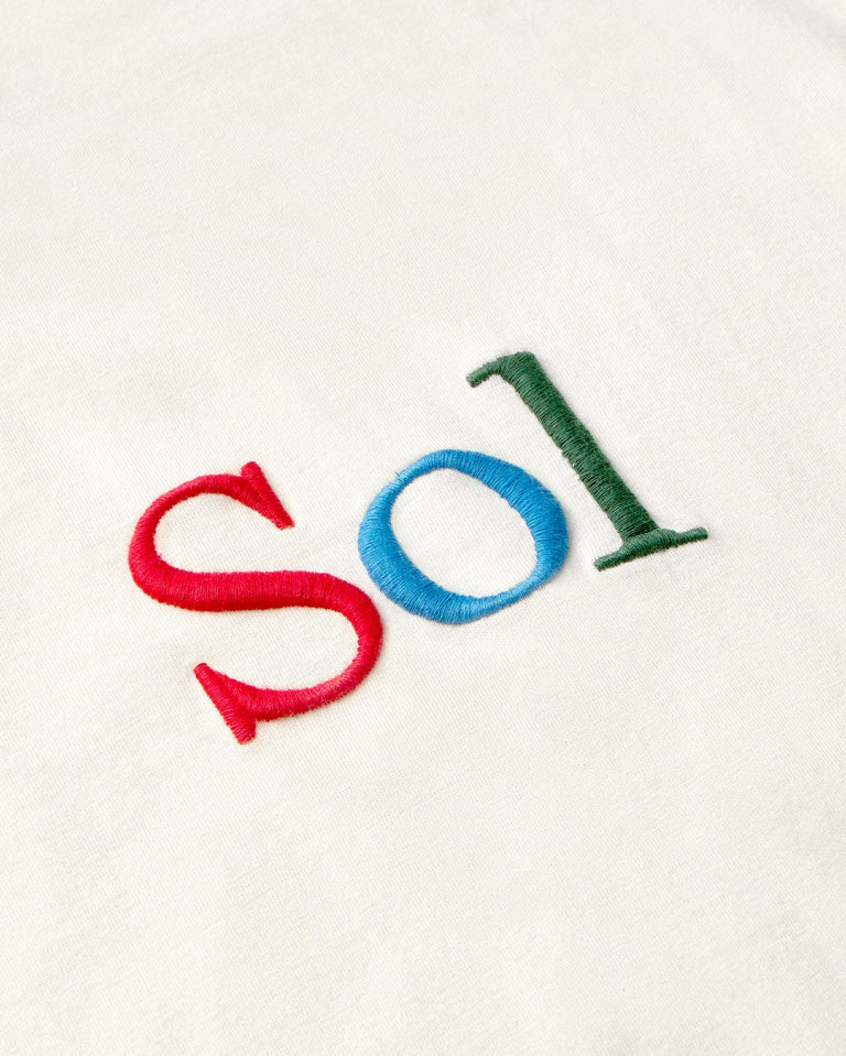 Camiseta blanca sol type Volta sostenible - silueta 2