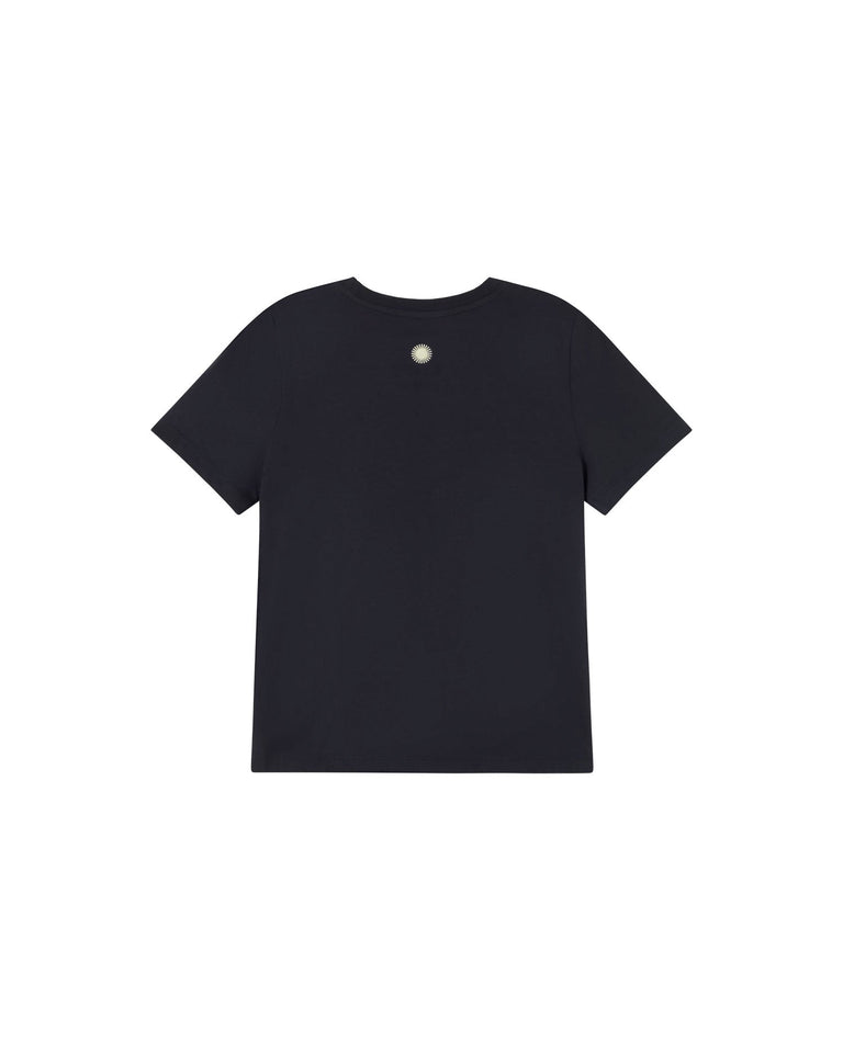 Camiseta navy classic sol Ida sostenible - silueta 2