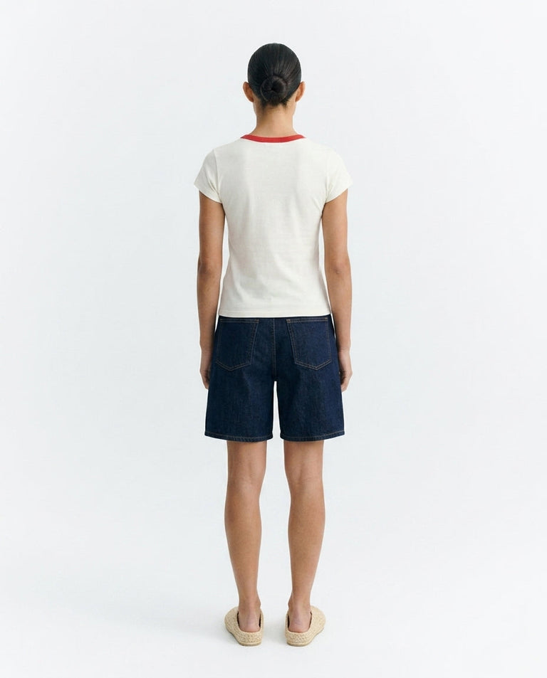 Camiseta slim cruda Selma sostenible - 4.1