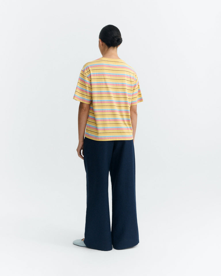 Camiseta rayas multicolor Lucia sostenible - 4