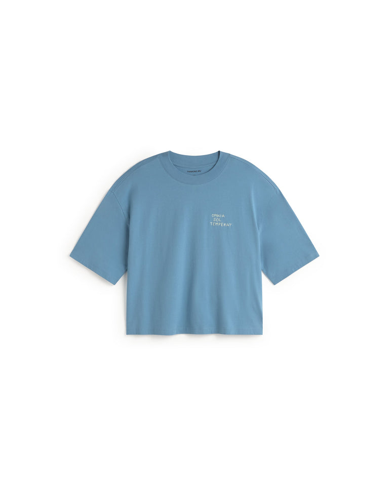 Camiseta oversize bordada a mano Lena sostenible silueta - 1