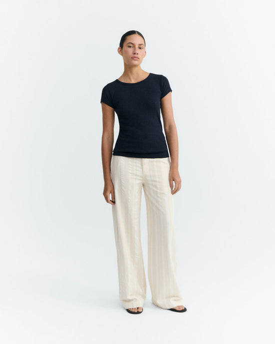 Camiseta slim azul Mirna-R sostenible - 1