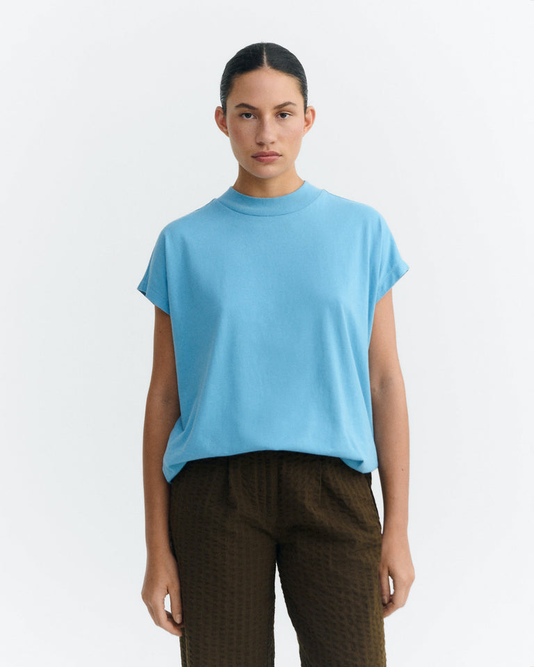 Camiseta básica azul claro Volta sostenible - 2