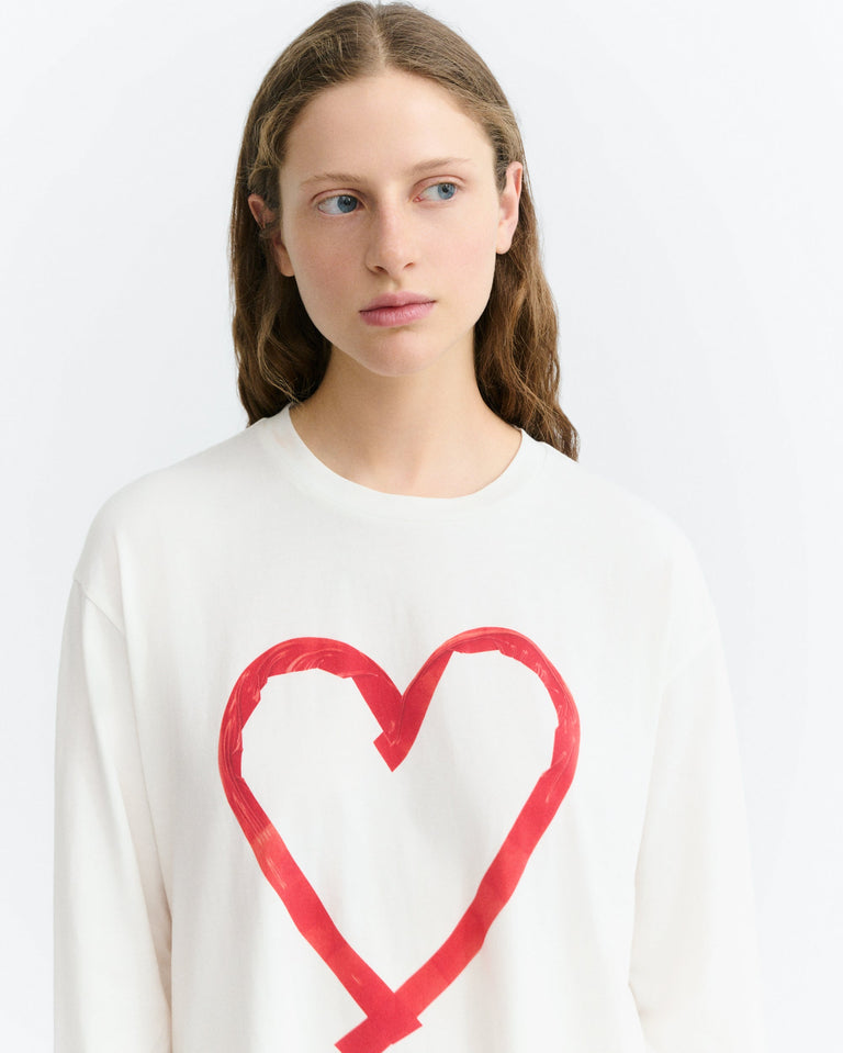 Camiseta manga larga heart tape Emily sostenible - 3