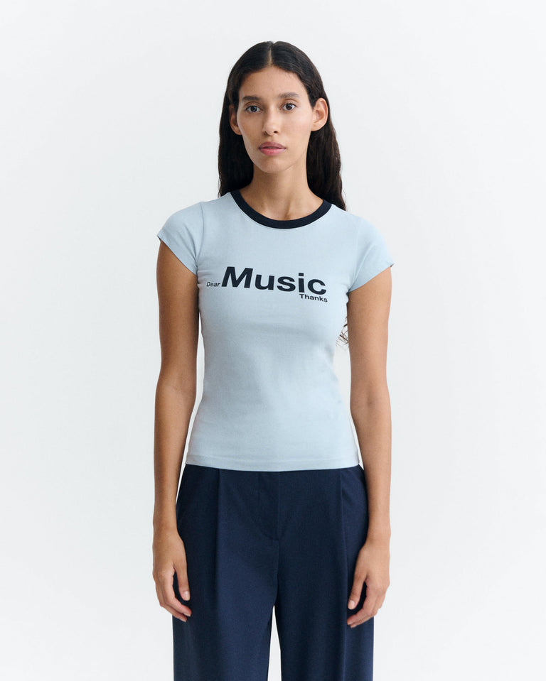 Camiseta slim dear music Mirna sostenible - 2
