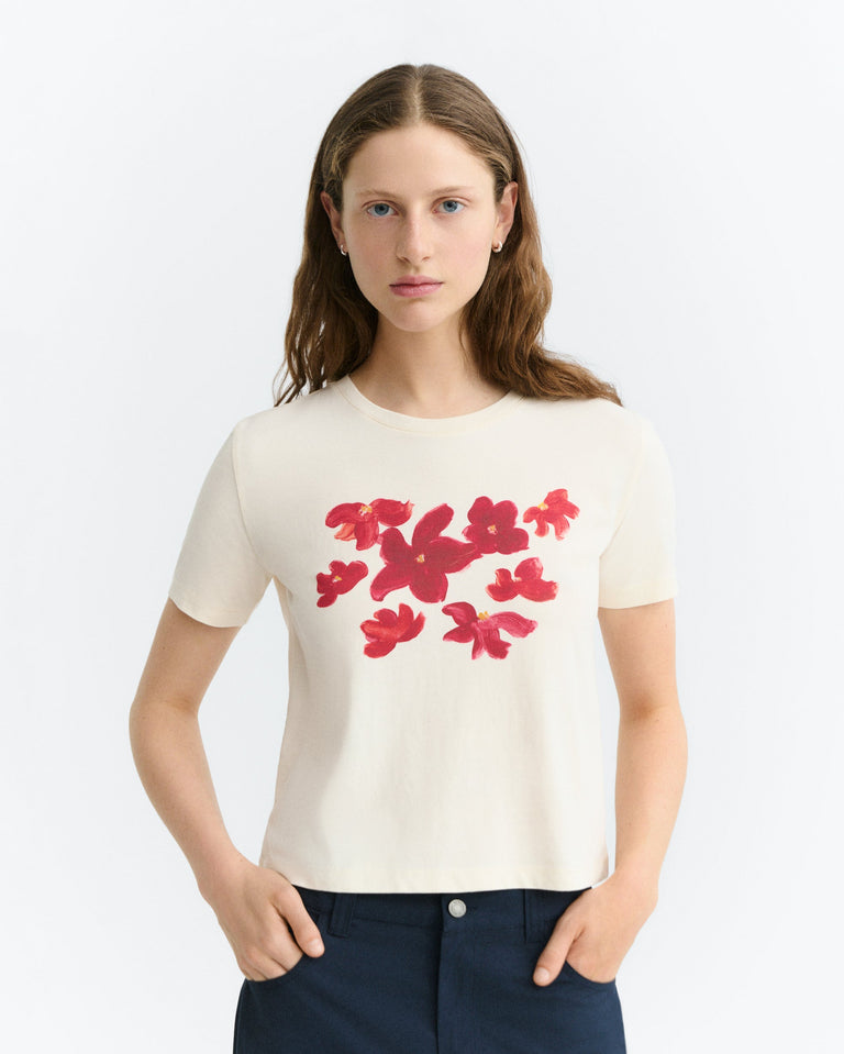 Camiseta red garden Zowie sostenible - 2