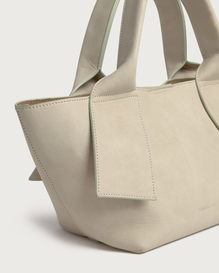 Bolso mini crudo piel Pepo sostenible - silueta 4