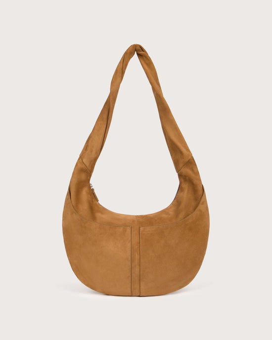 Bolso marrón piel Ova - silueta 1