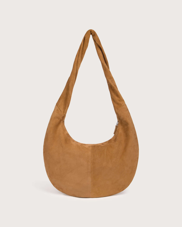 Bolso marrón piel Ova - silueta 2