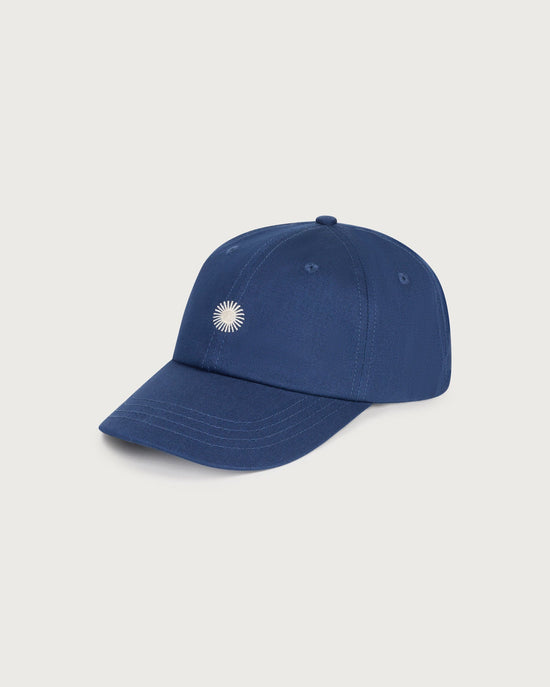 Gorra navy contraste Chris sostenible - silueta
