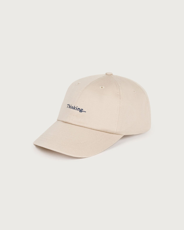 Gorra cruda Thinking Chris sostenible  - silueta