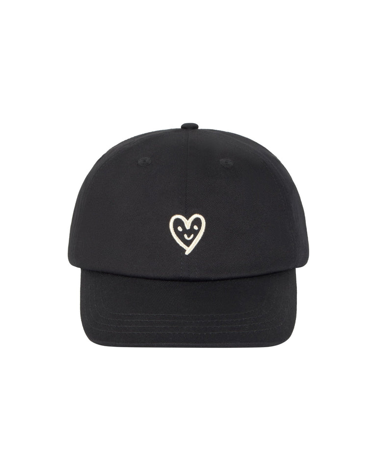 Gorra negra cutre heart Chris sostenible-silueta-2