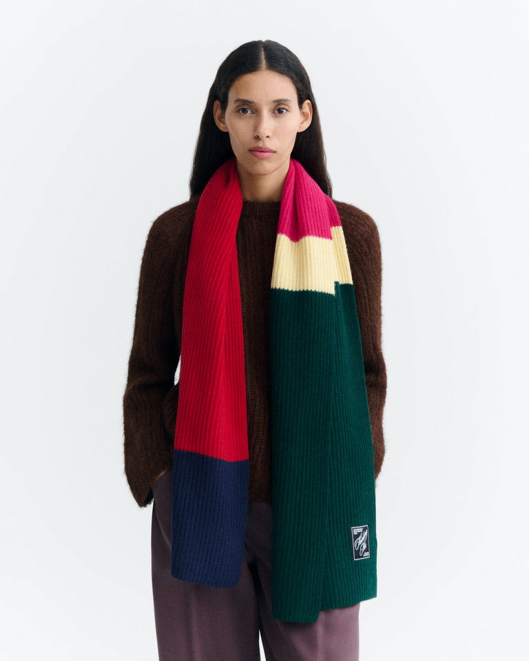 Bufanda lana multicolor Ghede sostenible - 2